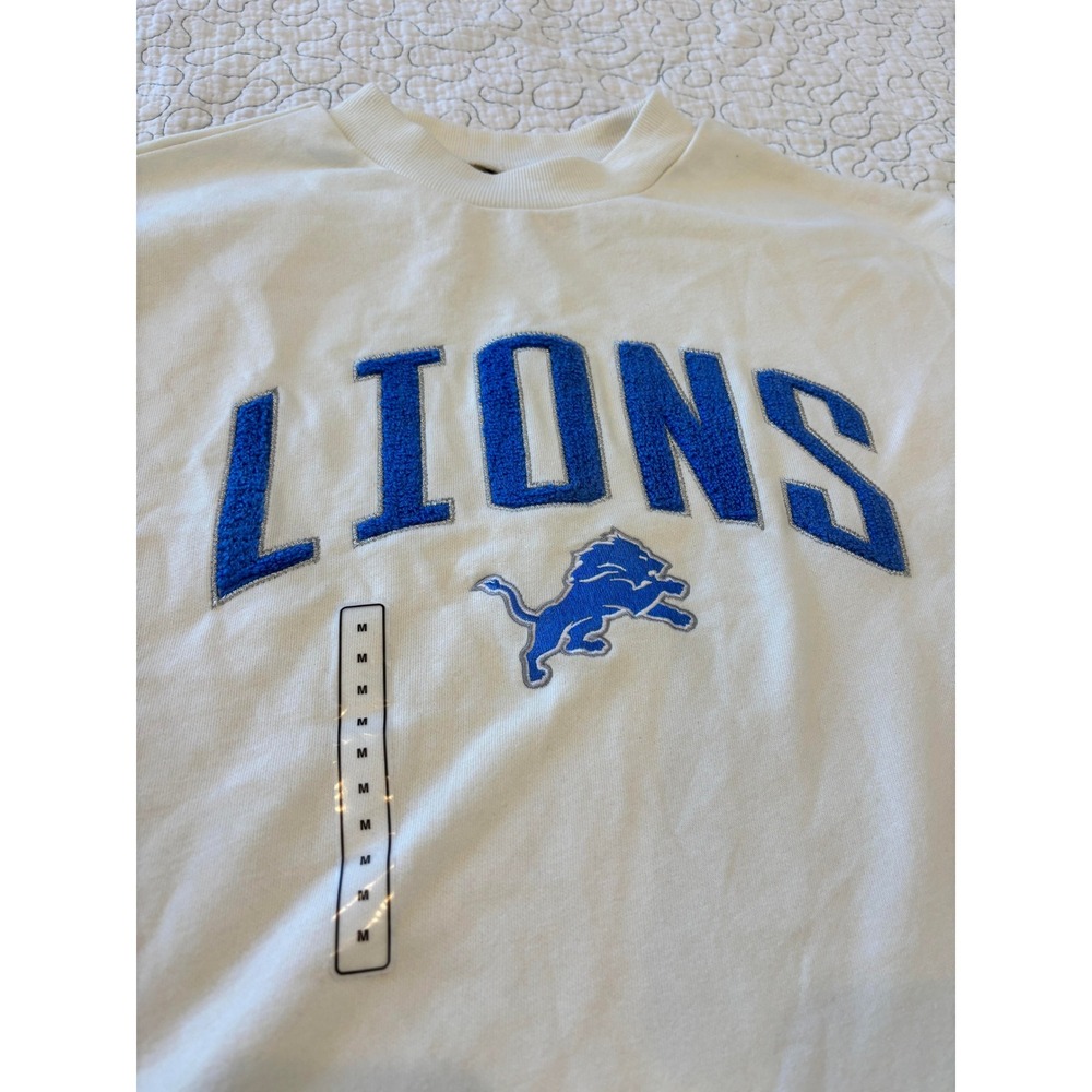 NFL Team‎ Apparel Detroit Lions Women Medium Crewneck Sweatshirt (sleepwear tag) - Picture 4 of 6